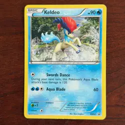 Keldeo BW60 Holo Black Star Promo Pokemon Card - Image 1