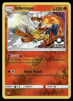 Infernape Reverse Holo (Pokemon League) 23/156 League & Championship Cards - Image 1