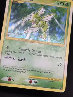 Pokemon TCG Scyther 130/127 Holo Platinum Card HP - Image 5