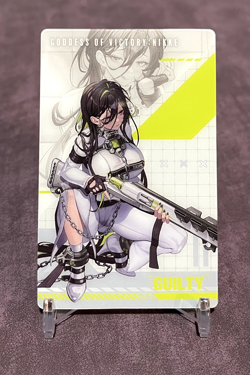 Guilty Goddess of Victory Nikke Gun Girl Metal Card Collection - Image 2
