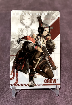 Crow Goddess of Victory Nikke Gun Girl Metal Card Collection - Image 2
