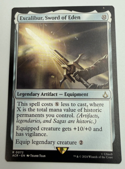 Excalibur, Sword of Eden Universes Beyond: Assassin's Creed 72 NM ACR Magic MTG - Image 1