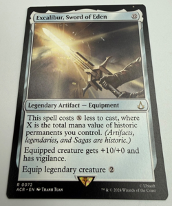 Excalibur, Sword of Eden Universes Beyond: Assassin's Creed 72 NM ACR Magic MTG - Image 2