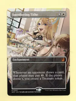 Magic: The Gathering - SMOTHERING TITHE #0067 ANIME BORDERLESS - NM/M - Image 1