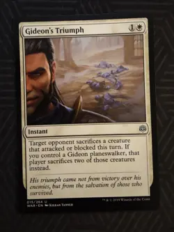 mtg gideon's triumph war of the spark - Image 1