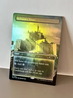 MTG Reliquary Tower (Foil) Secret Lair D&D: Lands of the Forgotten Realms 7104 - Image 1