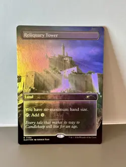 MTG Reliquary Tower (Foil) Secret Lair D&D: Lands of the Forgotten Realms 7104 - Image 2
