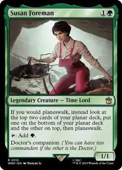 Susan Foreman 0110 MTG WHO Rare NP - Image 1