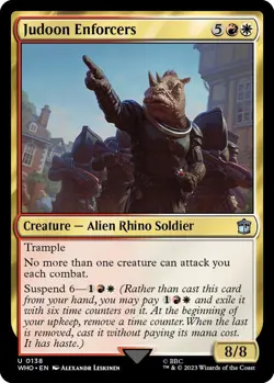 Judoon Enforcers 0138 MTG WHO Uncommon NP - Image 1