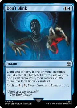 Don't Blink 0040 MTG WHO Uncommon NP - Image 1