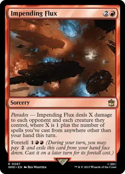Impending Flux 0087 MTG WHO Rare NP - Image 1