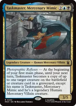 x1 Taskmaster, Mercenary Mimic - Foil R MTG Marvel Super Heroes M/NM, English - Image 1