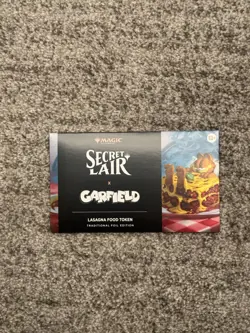Secret Lair x Garfield Lasagna Food Token Foil Edition | Brand New Sealed - Image 1