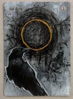 Hand-painted MTG alter | Sol Ring | extended NOX altered art - Image 1