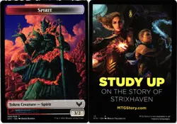 Spirit Token 6 Token Strixhaven: School of Mages NM MTG - Image 3