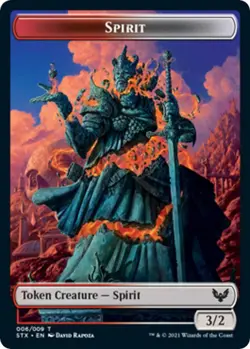 Spirit Token 6 Token Strixhaven: School of Mages NM MTG - Image 4