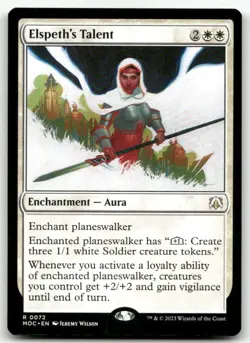 Elspeth's Talent #72 (NM) March of the Machine MOC Magic MTG - Image 1