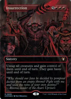 Insurrection (Borderless) - Commander Masters (699) - NM Foil - Image 2