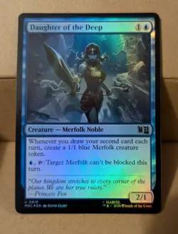 Magic Marvel Superheroes Commander U 618 Daughter of the Deep Foil MSC - Image 1
