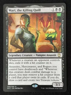 1x MTG Mari, the Killing Quill - Commander: Streets of New Capenna (NCC) #89 - Image 1