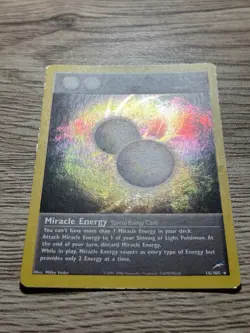 Pokemon TCG Miracle Energy 16/105 Neo Destiny Moderately Played Holo Rare - Image 2