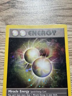 Pokemon TCG Miracle Energy 16/105 Neo Destiny Moderately Played Holo Rare - Image 4