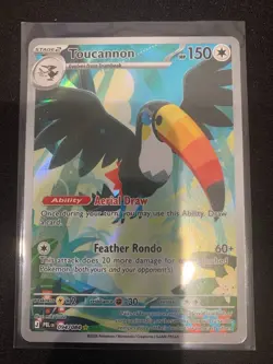 Toucannon 94/84 Pitch Black Holo Illustration Rare Full Art 2026 NM - Image 1