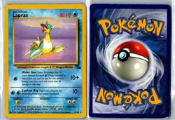 Lapras - 25/62 - Fossil - Rare Unlimited - Damaged - Vintage WOTC - Image 3
