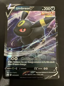 Pokemon TCG Umbreon V SWSH Black Star Promos SWSH203 Holo Promo NM/M - Image 1