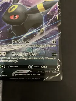 Pokemon TCG Umbreon V SWSH Black Star Promos SWSH203 Holo Promo NM/M - Image 4