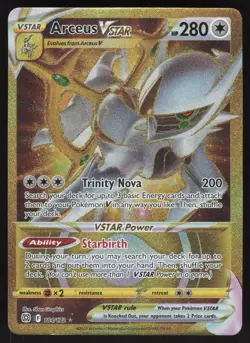 Arceus VSTAR 184/172 Secret Rare Brilliant Stars Pokemon Near Mint - Image 1