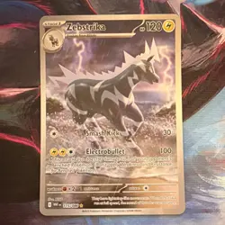 Pokemon TCG Zebstrika 115/086 Sv: White Flare Holo Illustration Rare - Image 1