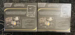 Lot Of 2 Pokemon Pitch Black Pokemon Center Elite Trainer Box ETB SEALED - Image 2