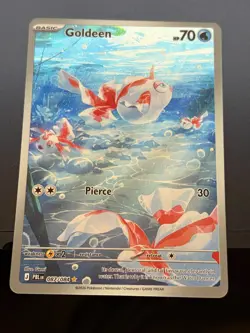Pokemon TCG- Goldeen - 087/084 - ME05: Pitch Black (ME05) Illustration Rare NM - Image 1