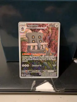 POKEMON TCG Pitch Black 093 Bastiodon Illustration Rare - Image 1