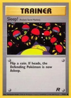 Sleep! - 79/82 - Common - Unlimited Edition PL/MP, English Pokemon Team Rocket - Image 1