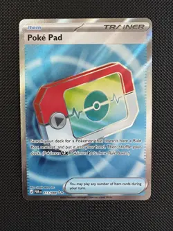 Poke Pad 113/088 Pokemon Perfect Order Ultra Rare Full Art Holo NM - Image 1