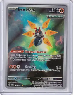 Iron Moth 187/182 SV04: Paradox Rift Holo - Pokemon TCG - NM - Image 1