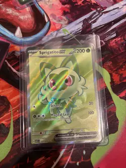 Pokemon TCG Sprigatito Ex Ultra Rare- Ascended Heroes, Near Mint - Image 1