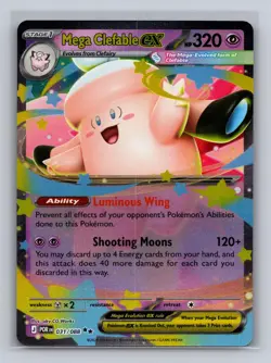 Mega Clefable ex 031/088 Double Rare Perfect Order Pokemon Near Mint - Image 1