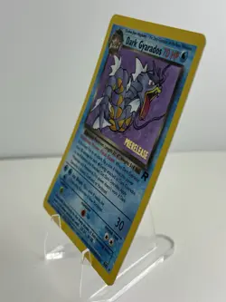 Dark Gyarados 8/82 Prerelease Holo Team Rocket Pokemon WOTC NM/LP - Image 3