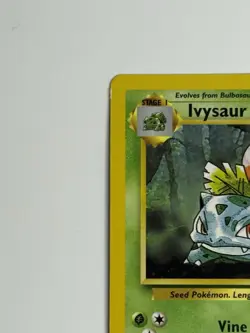 Ivysaur Base Set Shadowless 30/102 Unlimited Uncommon Regular 60 HP English - Image 3