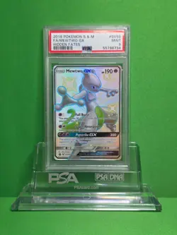 POKEMON 2019 HIDDEN FATES MEWTWO GX SHINY FULL ART SV59 PSA 9 - Image 1
