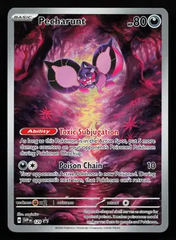Pecharunt 129 Illustration Rare Scarlet & Violet Promo Pokemon Card - Image 1