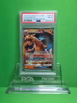 POKEMON 2019 DETECTIVE PIKACHU CHARIZARD GX PROMO SM195 PSA 8 - Image 1