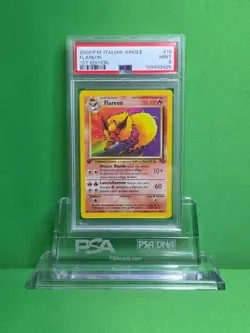 POKEMON 2000 JUNGLE ITALIAN FLAREON 1ST EDITION 19 PSA 9 - Image 1
