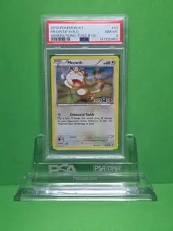 POKEMON 2016 GENERATIONS MEOWTH HOLO TOYS R US STAMP 53 PSA 8 - Image 1