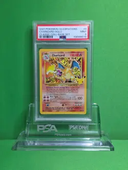 POKEMON 2021 CELEBRATIONS CHARIZARD HOLO CLASSIC COLLECTION 4 PSA 9 - Image 1