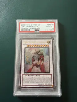 Yu-Gi-Oh! Odin Father of The Aesir Ultimate Rare 1st Ed Storm of Ragnarok PSA 10 - Image 1