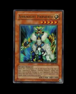 2003 Yu-Go-Oh! AIRKNIGHT PARSHATH HOLO LOD-062! LP - - Image 1